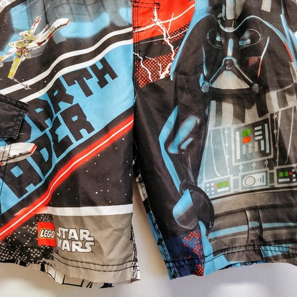 Boys Lego Star Wars Swim Shorts Darth Vader - Picture 3 of 8